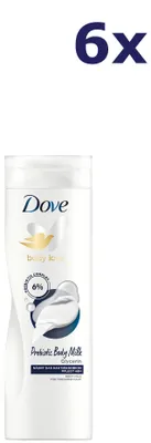 Produktbild von 6x Dove Body Milk Prebiotica 400 ml