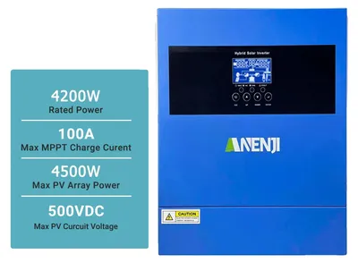 Produktbild von Solarwechselrichter, reine Sinuswelle, WiFi-Überwachung, 4000W-24V