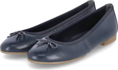 Produktbild von Tamaris Damen Ballerinas Leder, blau, 39 EU