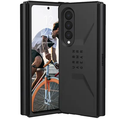 Image de Urban Armor Gear 21319D114040, Coque, Samsung, Galaxy Z Fold 3 5G, 19,3 cm (7,6 pouces), Noir