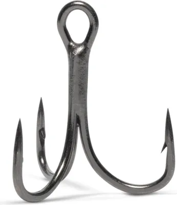 Produktbild von VMC 7554 Hypercut 2X-Strong Hook - 5 Drillingshaken, Größe/Farbe:Gr. 2/0 / Black Nickel