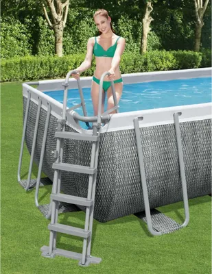 Zdjęcie produktu dla 4-stopniowa drabina bezpieczeństwa Maison Exclusive Flowclear 122 cm