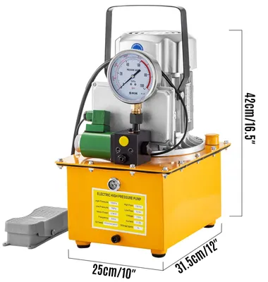 Immagine prodotto di Pompa idraulica elettrica - Pompa idraulica - Pompa compatta - Pompa a singolo effetto - Potenza: 750W