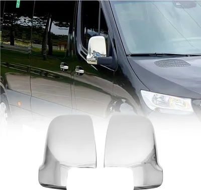 Immagine prodotto di Calotte degli specchietti Coprispecchietto per Mercedes Sprinter 907 910 2018-2025 in acciaio inox
