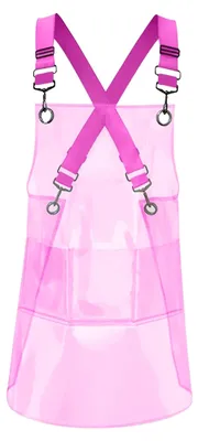 Produktbild von Verstellbare, wasserdichte Küchenschürze für Damen mit überkreuztem Design und 3 Taschen