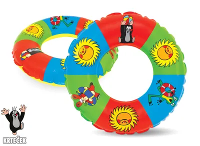 Obrázok produktu pre Nafukovací krúžok na plávanie Krtko 61 cm