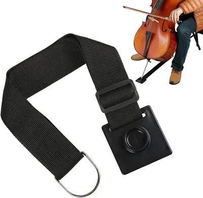 Productafbeelding van Cellos Antislip - Cello Stabilisator - Muziek Maken - Verstelbare Band - 1 Stuk - Zwart