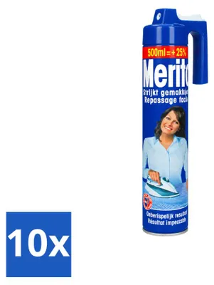 Productafbeelding van 10 x Merito strikspray - 500 ml - Voordeelverpakking - 10 stuks