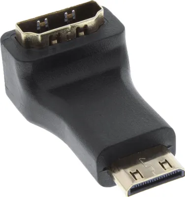 Obrázok produktu pre InLine 17690K, HDMI A female, HDMI C, Čierna