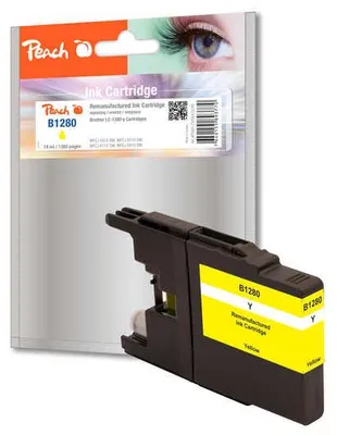 Imagen del producto de Peach PI500-73, cartucho de tinta, 1 unidad, alto rendimiento (XL), color amarillo
