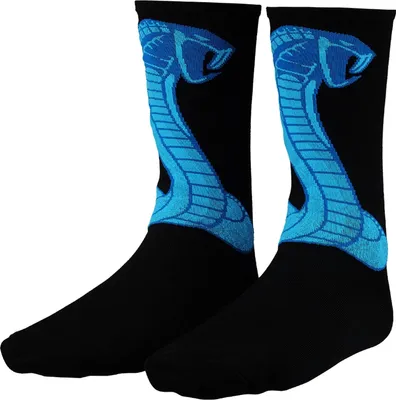 Produktbild von Supacaz Unisex Socken Supasox , Cobra - Schwarz Blau, 37-42