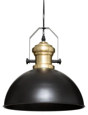 Zdjęcie produktu dla LAMPA WISZĄCA Flower czarna styl industrialny METALOWA