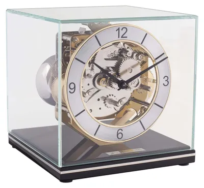 Image de Horloge de bureau noire 4/4 Westminster - Hermle modèle : 23052-740340