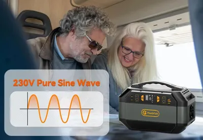 Obrázek produktu pro Přenosná nabíjecí stanice - P56 - Čistý sinusový výstup - 288,6 Wh - 78 000 mAh - Lithium-iontová baterie - Solární generátor - Vhodné pro kempování a karavany