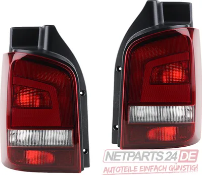 Produktbild von Johns, HeckLeuchten Rückleuchte passend für VW T5 rauchgrau Set li u. re für Heckklappe 7E5945095F 7E5945095D 7E5945096F 7E5945096D