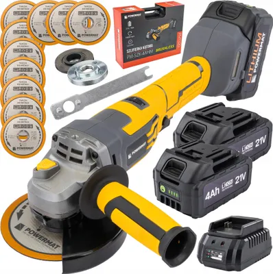 Produktbild von Akku-Winkelschleifer 125Mm 2X 4000Mah Bürstenlos 10000Rpm