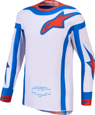 Obrázek produktu pro Alpinestars Supertech, motokrosový dres, fialová/červená, velikost M