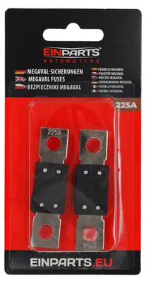 Image de Einparts Fusibles Megaval 225 A, lot de 2, pour systèmes audio 12 V et 24 V