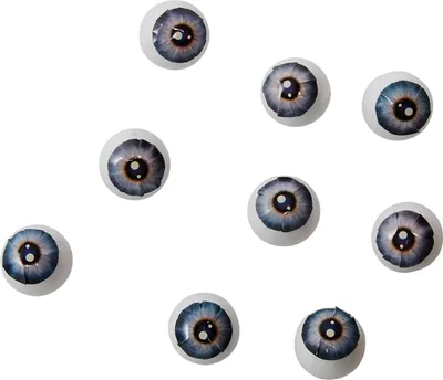Produktbild von Deko Augen 9-er Pack Halloween Auge Iris Hexenauge