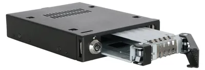 Produktbild von Icy Dock MB601VK-B, Schwarz, Metall, 32 Gbit/s, 101,2 mm, 161,2 mm, 25,4 mm