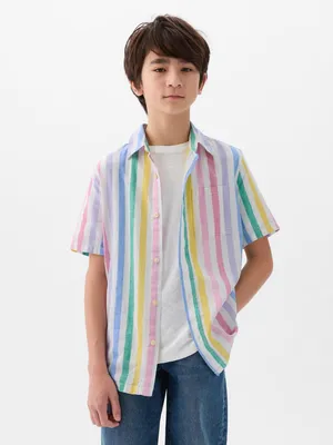 Produktbild von GAP Gestreiftes Kinderhemd M