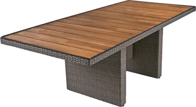 Produktbild von Tisch BRAGA 220 cm, weidengrau mit Holztischplatte