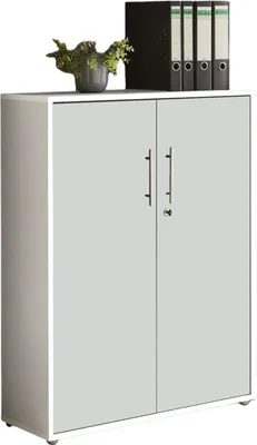 Produktbild von Aktenschrank TABOR in weiß / weiß matt