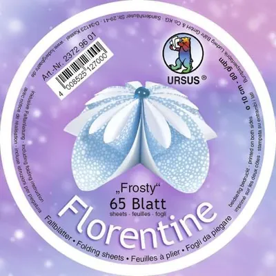 Produktbild von Faltblätter Florentine Frosty 10cm