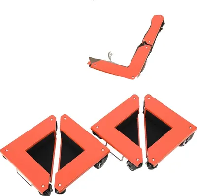 Produktbild von Möbelrolle, Kohlenstoffstahl, stapelbares Design, dreieckige Räder