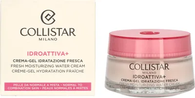 Produktbild von Collistar Idroattiva+ Fresh Moisturizing Water Cream, Frauen, 50 ml, Creme, Mischhaut, normale Haut, All ages, Feuchtigkeitsspendend, Schutz, ausgleichend, Auffrischend