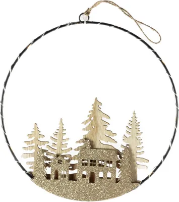 Immagine prodotto di Ciondolo decorativo natalizio a LED, Ø 20 cm