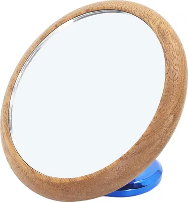 Obrázek produktu pro Průtok kávy pozorování reflexní zrcadlo vlašský ořech 360 stupňů otočný vizuální extrakce kávy Shot Mirror Blue