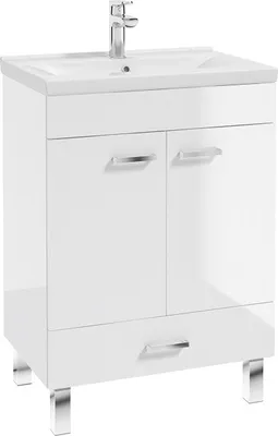 Productafbeelding van Stamar | Badkamerkast met wastafel, 60x40 cm, wit