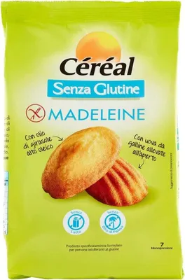 Produktbild von Madeleine Senza Glutine glutenfreie Kekse 200g - Müsli