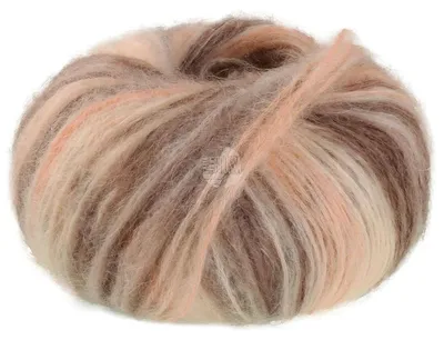 Produktbild von Lana Grossa - Superkid Seta Print 0110 hellbeige pfirsich lachs graubraun