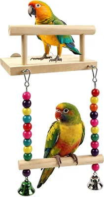 Imagen del producto de Palo de descanso para aves de 30 cm, de colores variados, ideal para parques y zonas de descanso