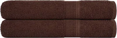 Produktbild von Saunatücher FROGN 2 Stk. Braun 80x200 cm 360 g/m²