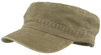 Fiebig Herren Army Cap Baumwolle waschbar used Look in grün