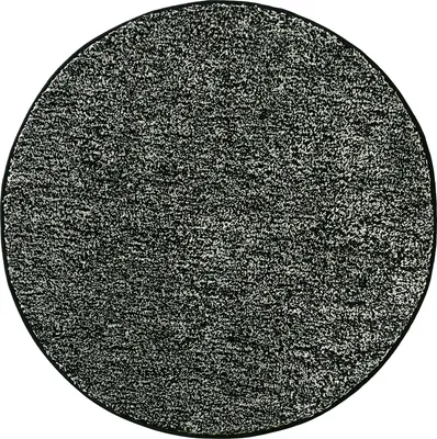 Produktbild von REDBEST Badematte Frisco" schwarz-grau rund:  90 cm Ø"