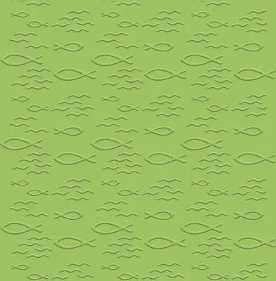 Produktbild von Embossing-Prägefolder/ -schablone Fische Christlich 10,6x15cm