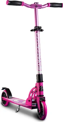 Image de SIX DEGREES Aluminium Scooter Junior avec mécanisme de pliage et béquille, 145 mm, hauteur réglable, GS-approuvé, rose