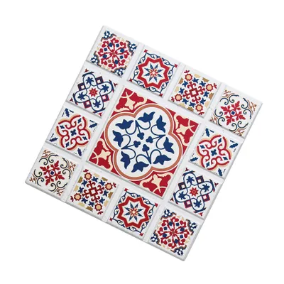 Produktbild von Zassenhaus Casablanca Warmhalteplatte, Keramik/Kork, 20 x 20 cm, Blume
