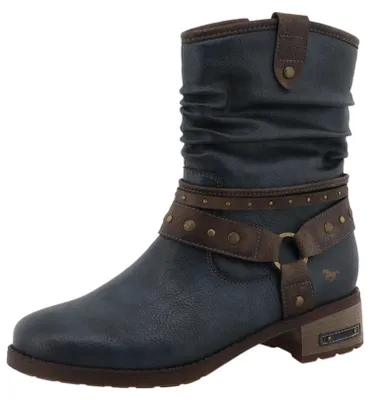 Obrázok produktu pre Mustang dámske členkové topánky modré