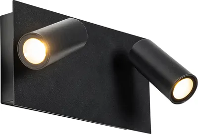 Produktbild von Moderne Außenwandleuchte Schwarz inkl  LED 2 Flammig IP54 Simon