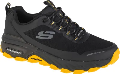 Productafbeelding van Skechers heren veterschoenen, sportief model, rubberen zool, zwart