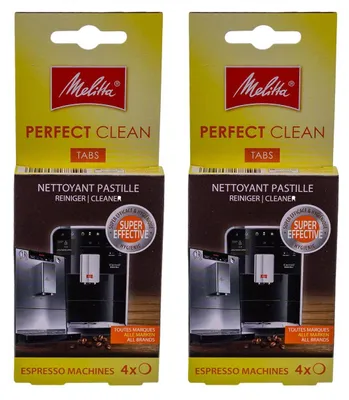 Produktbild von 2x Melitta 6747183 Reinigungstabletten für Kaffeevollautomaten (8 Tabletten)