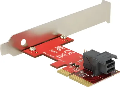 Obrázok produktu pre Delock PCI Express x4 karta > 1 x interná SFF-8643 NVMe - Speicher-Controller - 2,5" (6,4 cm)