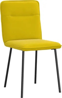 Produktbild von "Winterschlussverkauf "Esszimmerstühle 2er Set modernes - CLORIS - Polsterstühle für Esszimmer, Gelb Samt - 45 x 54 x 83 cm - NeuMöbel5160544