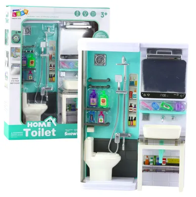 Immagine prodotto di Giocattolo Bagno Doccia Lavandino Toilette Luci Suoni Accessori