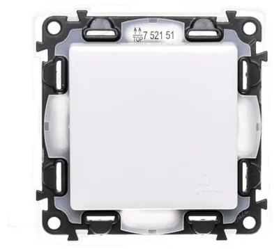 Image de Interrupteur unipolaire No.1 LEGRAND VALENA LIFE 752151 blanc IP44